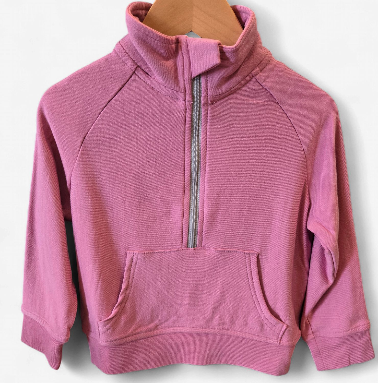 Silkberry Fleece Half Zip Mauve