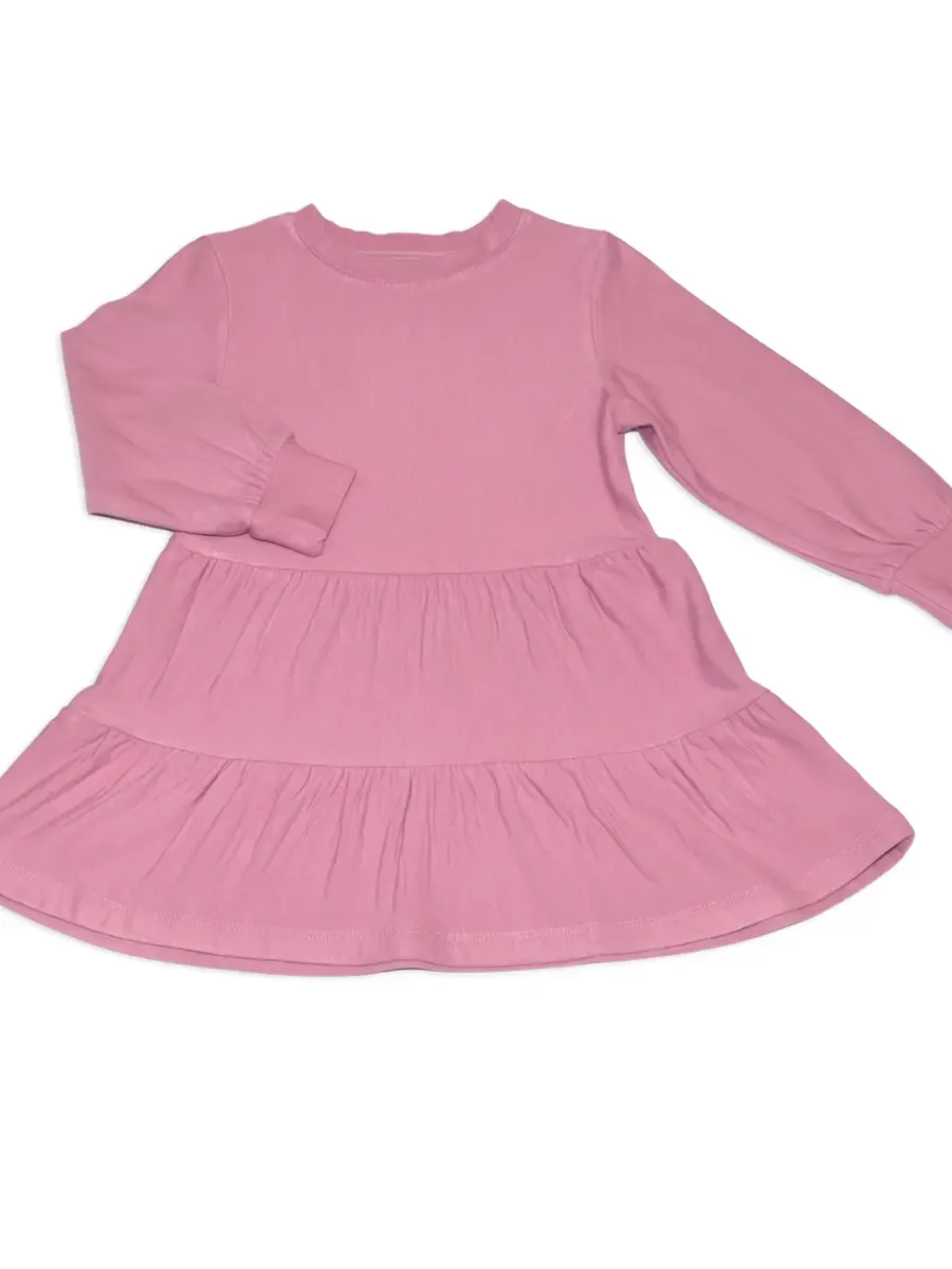 Silkberry Fleece Dress Mauve
