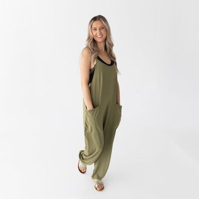 Ploom Adult Olive Overalls