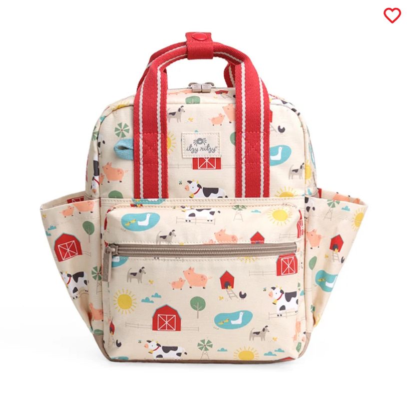 Itzy Toddler Backpack Farm Friends