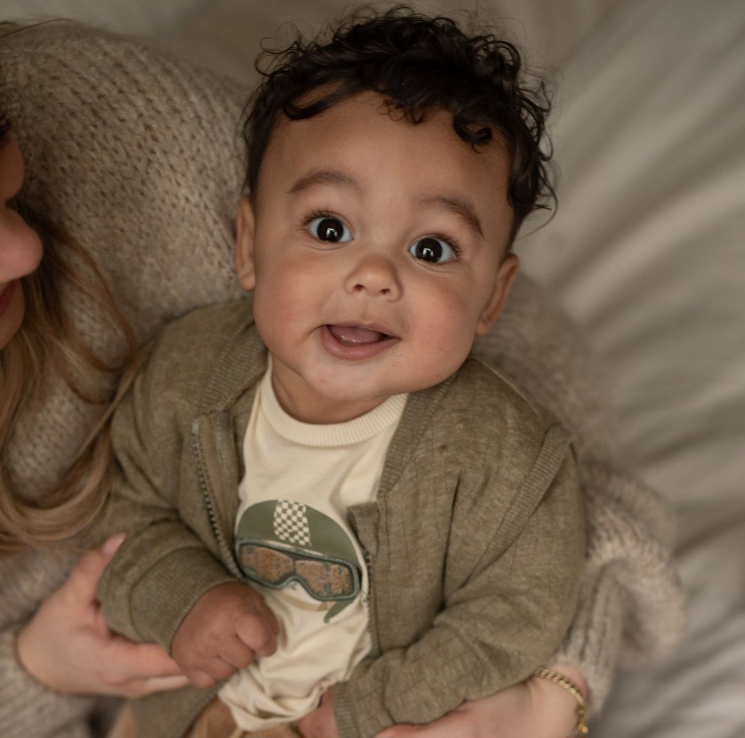 Dirkje Olive Zip Sweater