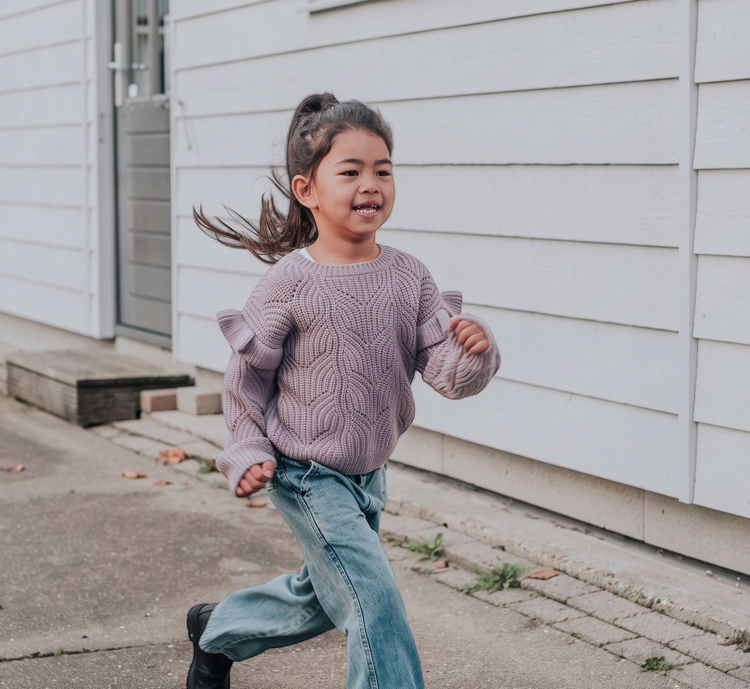 Kokonoko Light Purple Knit Sweater