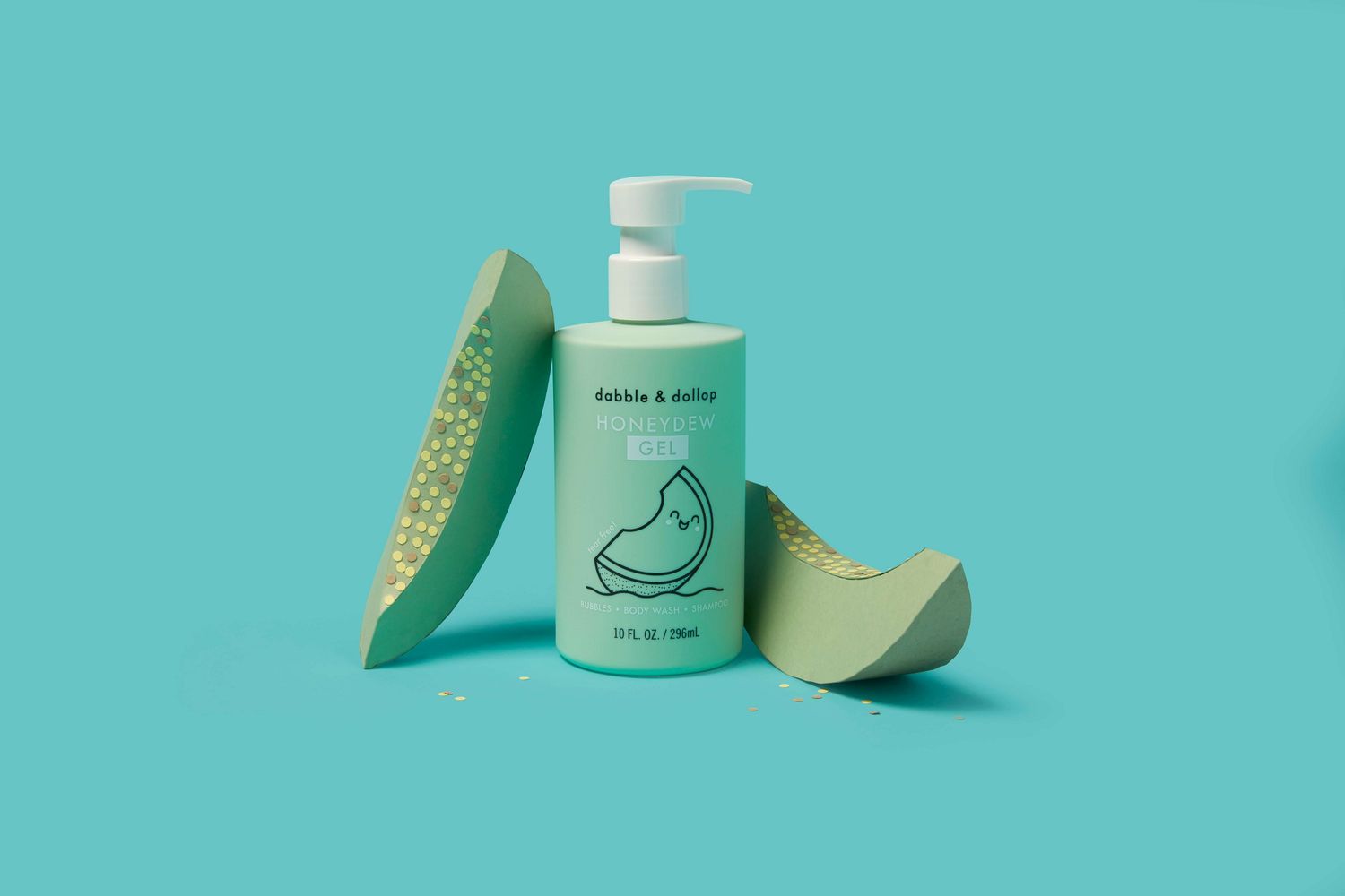 Tear-Free Shampoo, Body Wash, &amp; Bubbles - Honeydew Melon