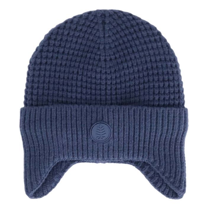 Calikids Knit Windproof Toque, Colour: Blue, Size: S(9-24 M)