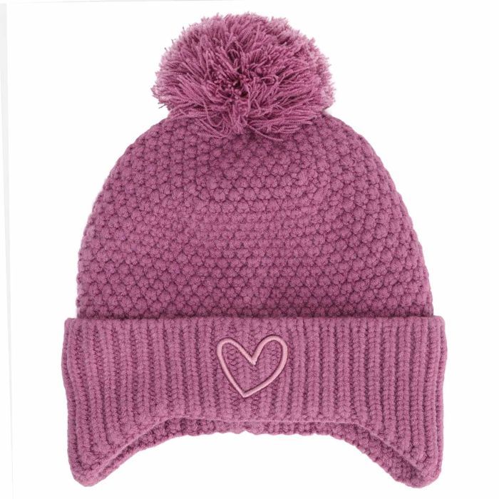 Calikids Knit Windproof Hat Heart
