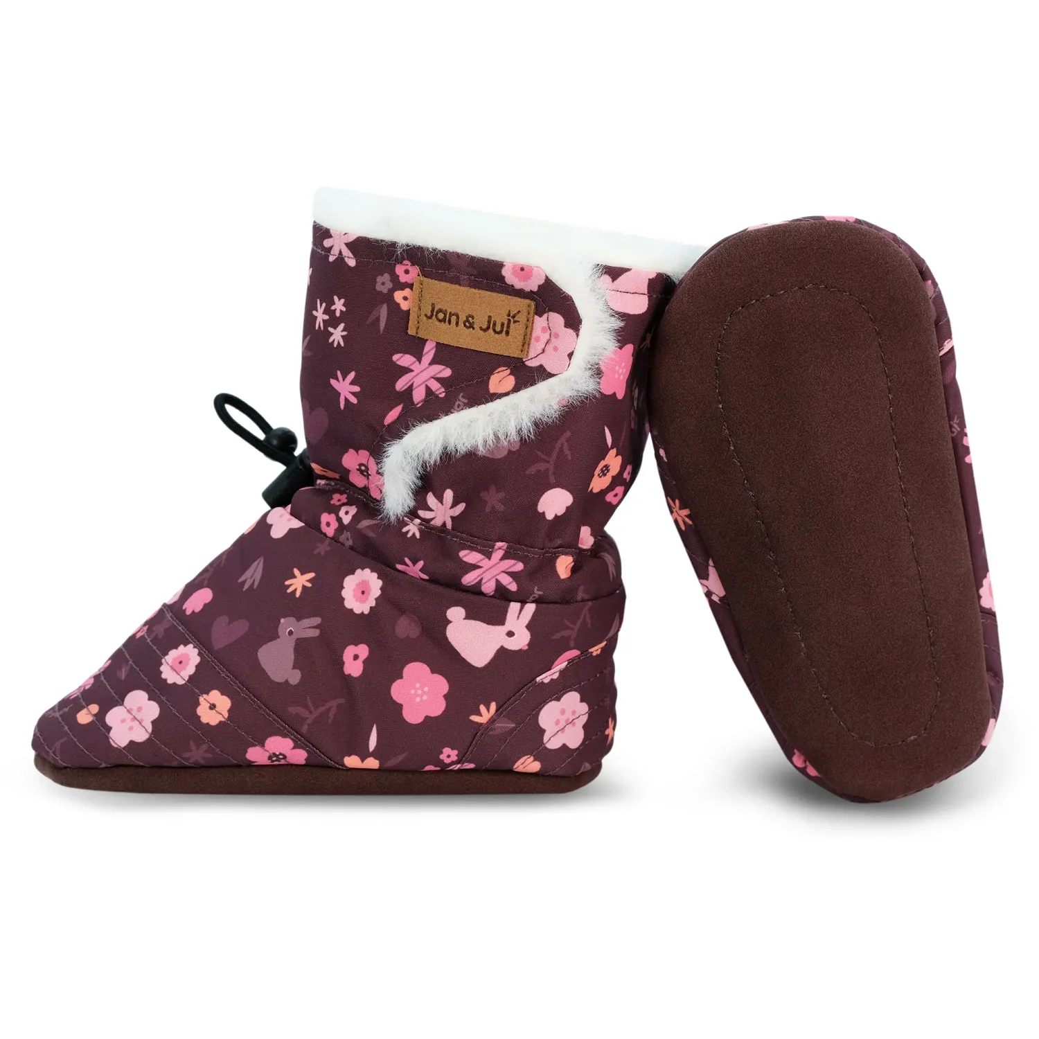 Bunny Blooms Baby Stay Put Winter Booties