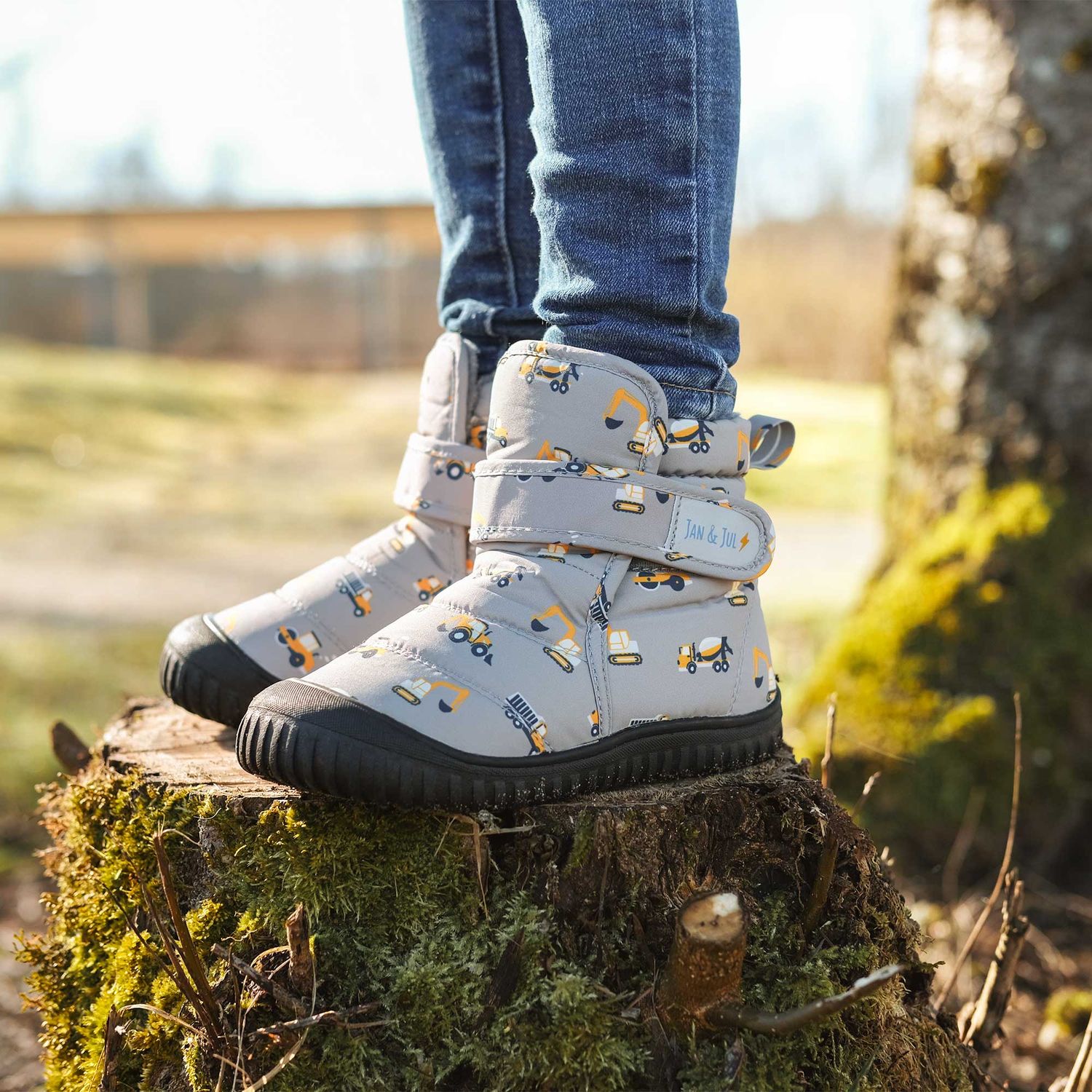 Grey Construction Toasty Dry Ankle Boots