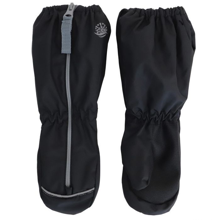 Calikids Black Waterproof Mittens