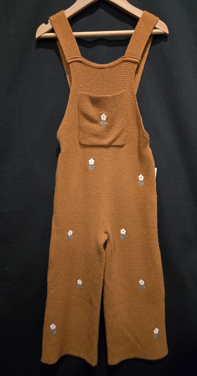 Used 3-4Y Zara Floral Overalls