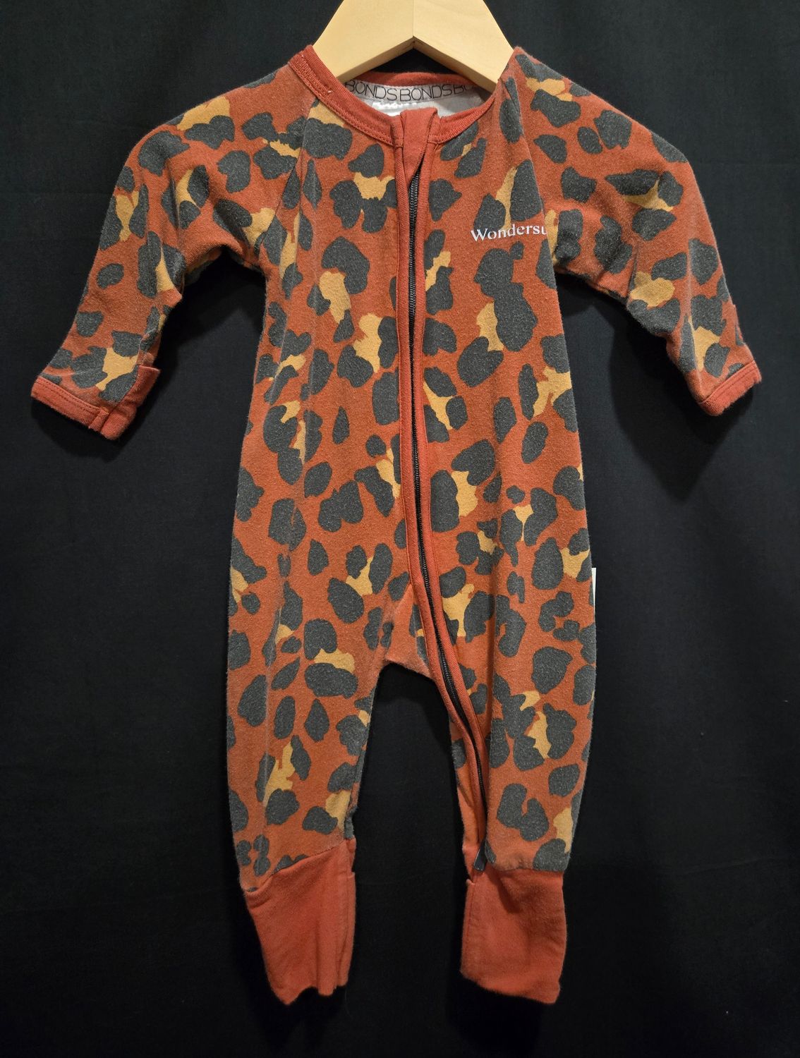 Used 0-3m Bonds Leopard Sleeper