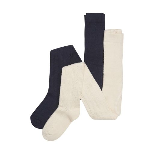 2Pk Pointelle Tights, Size: 4/5Y