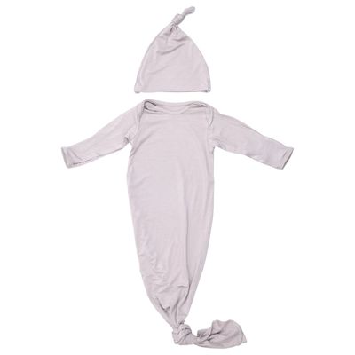 Harbor Mist Knotted Gown & Hat