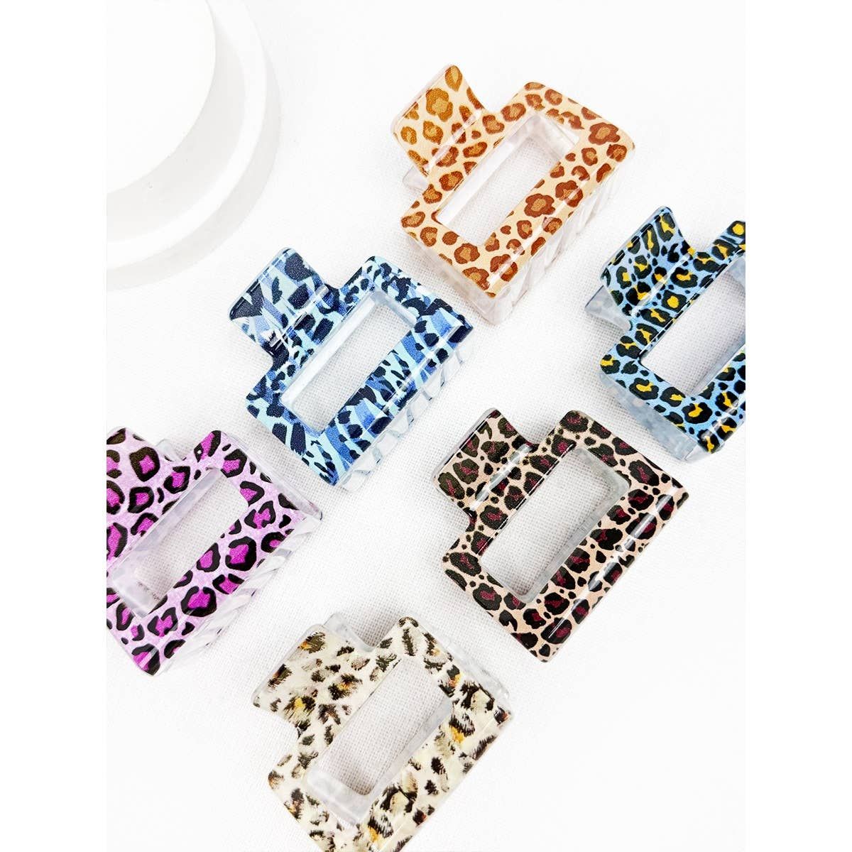 Leopard Print Medium Size Claw Clip