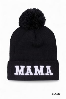 Mama Chenille Toque : BLACK