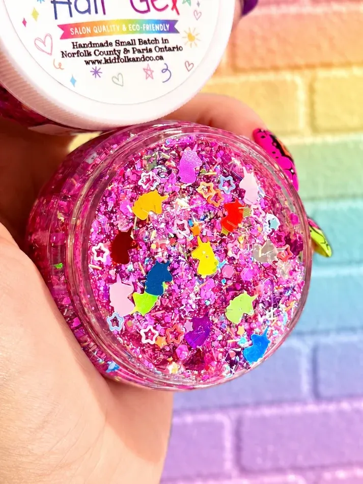 Unicorn Dreams Glittery Hair Gel