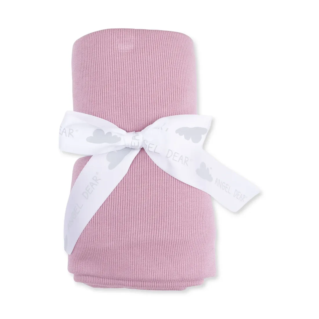 Solid Lilas - Ribbed Swaddle Blanket