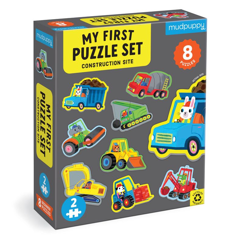 Construction Site 2 Piece My First Puzzles Book
