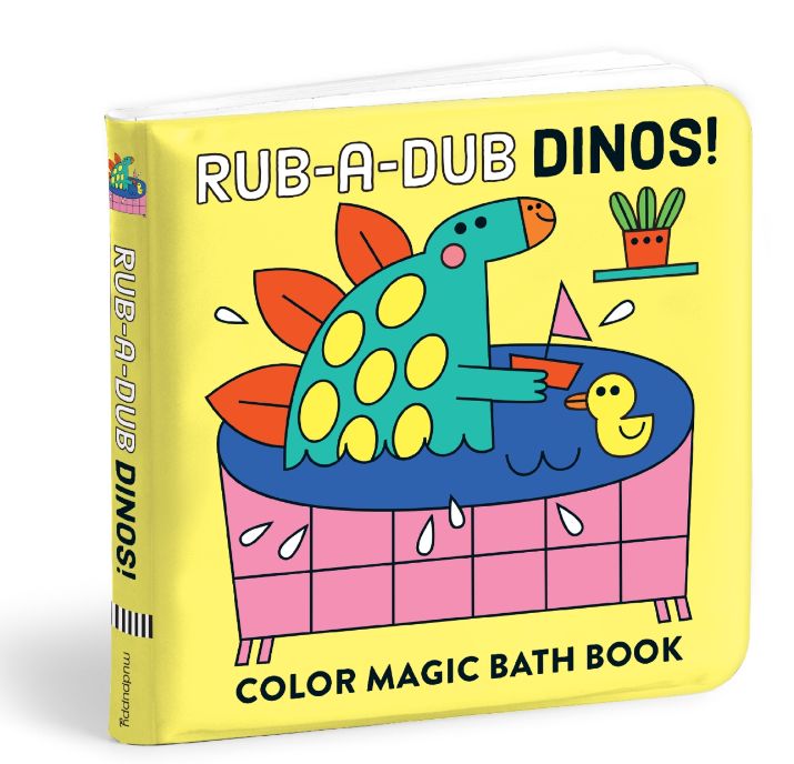 Rub a Dub Dinos! Color Magic Bath Book