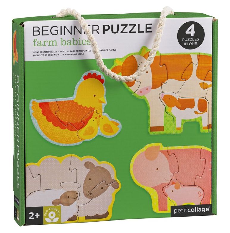 Farm Babies Beginner Puzzle Book