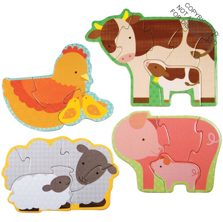 Farm Babies Beginner Puzzle Book