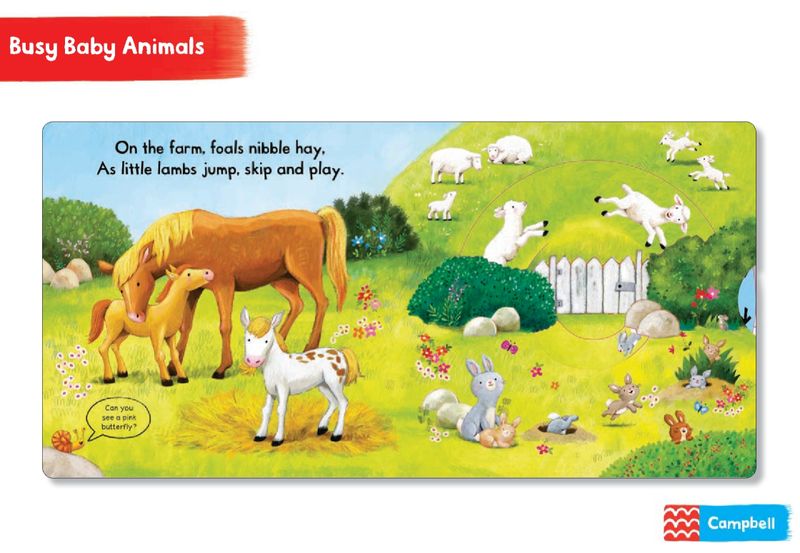 Busy Baby Animals Book