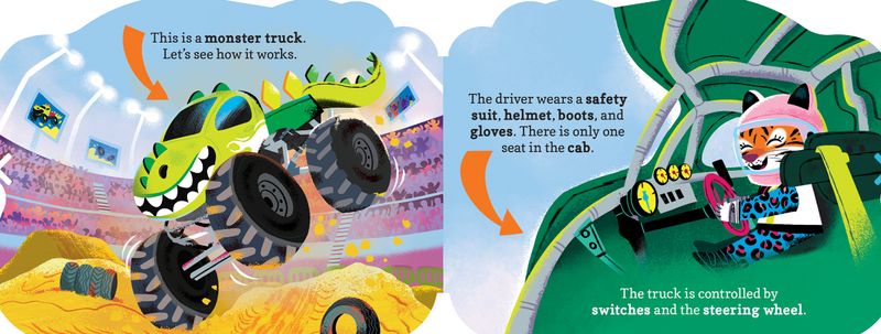 How Monster Trucks Work Book