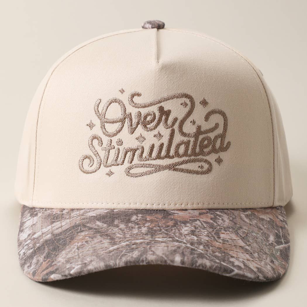 Over Stimulated  Two-Tone Trucker Hat