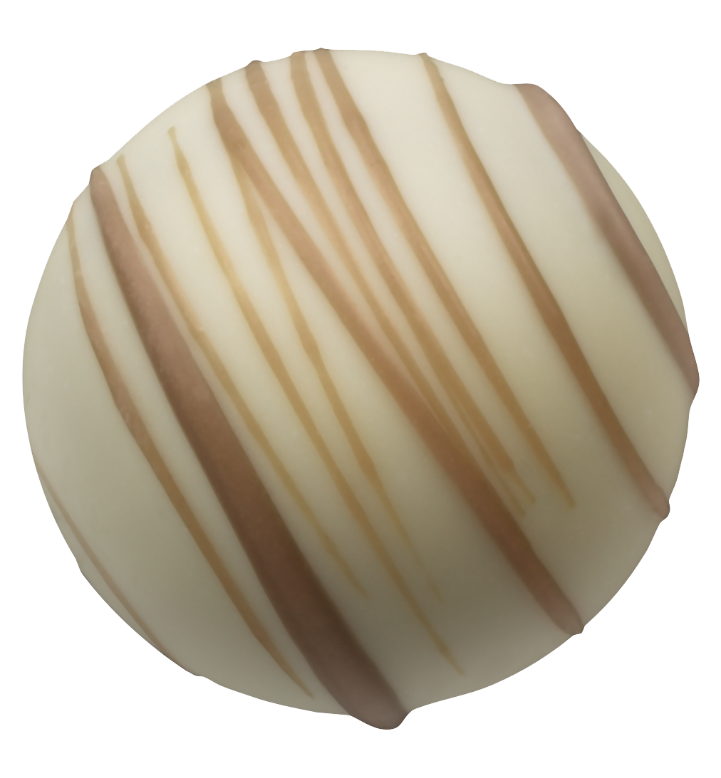 White Chocolate Butter Pecan Truffle