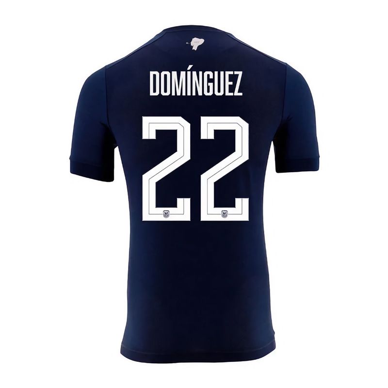 Ecuador Away  Alexander Domínguez #22 World Cup Jersey 2022