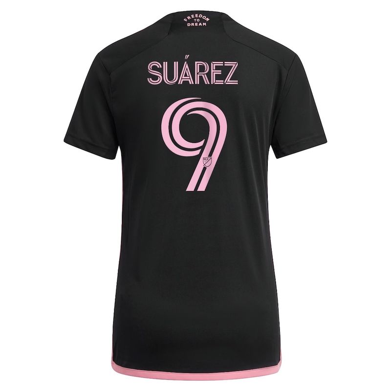 Inter Miami Away Luis Suárez 9 Women's Black La Noche Jersey 2024/2025