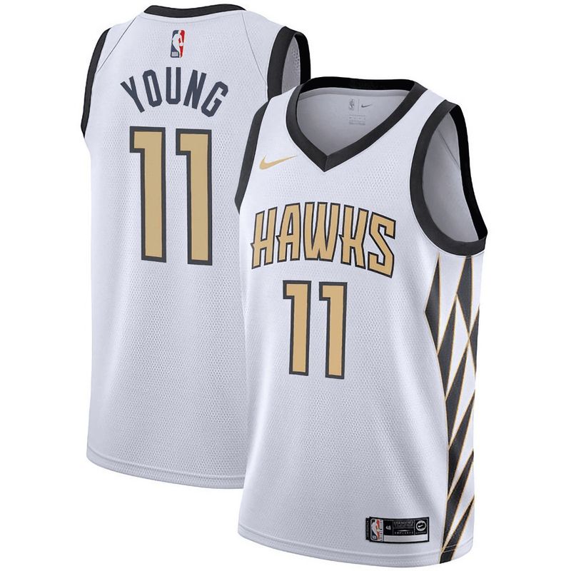 Atlanta Hawks Trae Young City Edition Swingman Jersey – White