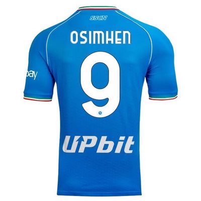 Napoli Osimhen #9 Home Jersey Shirt 2023/2024