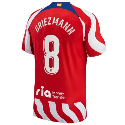 Atletico Madrid Griezmann 8 Home Jersey  2022-23