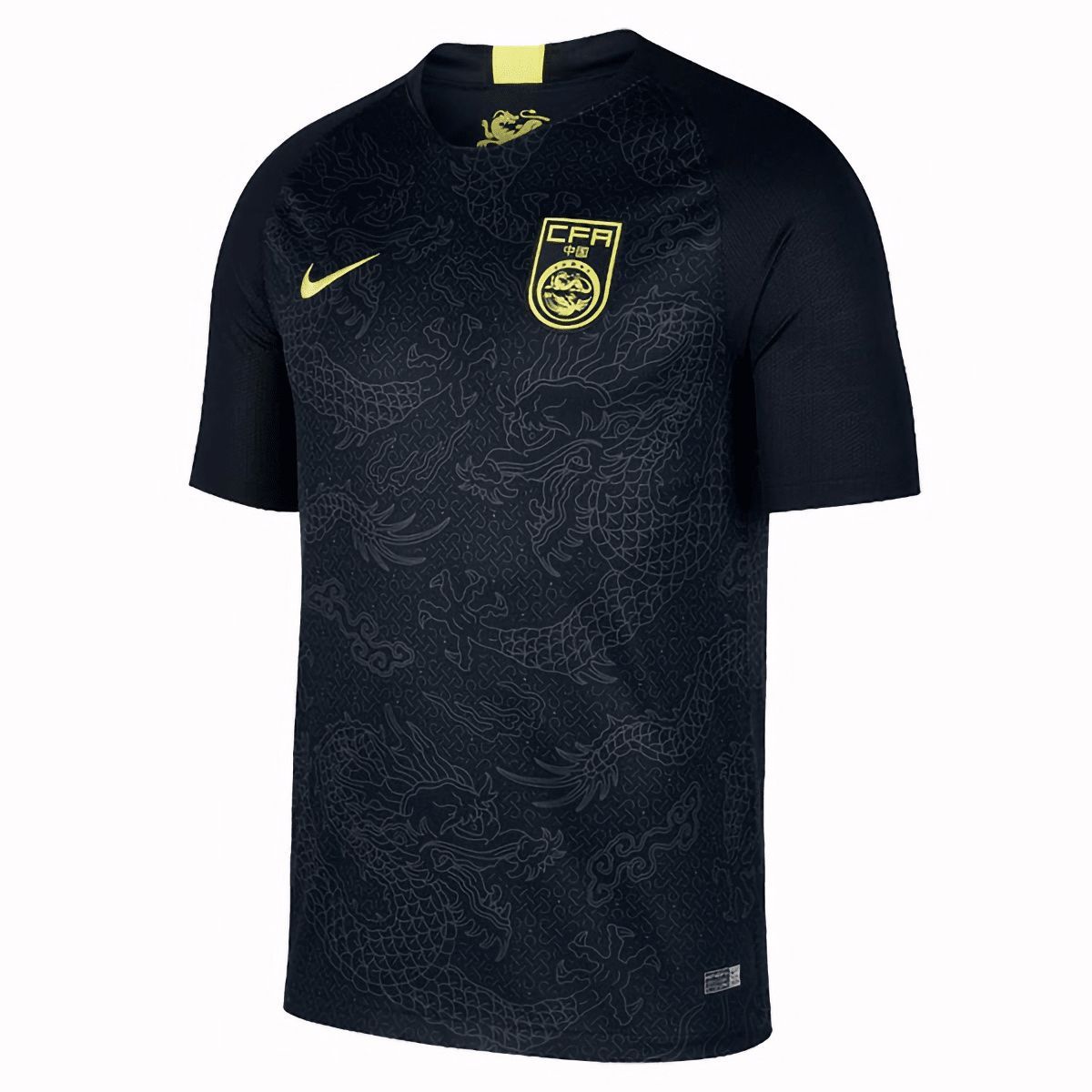 2018 China Away Black Soccer Jersey