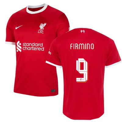 23-24 Liverpool Home Jersey FIRMINO 9 UCL