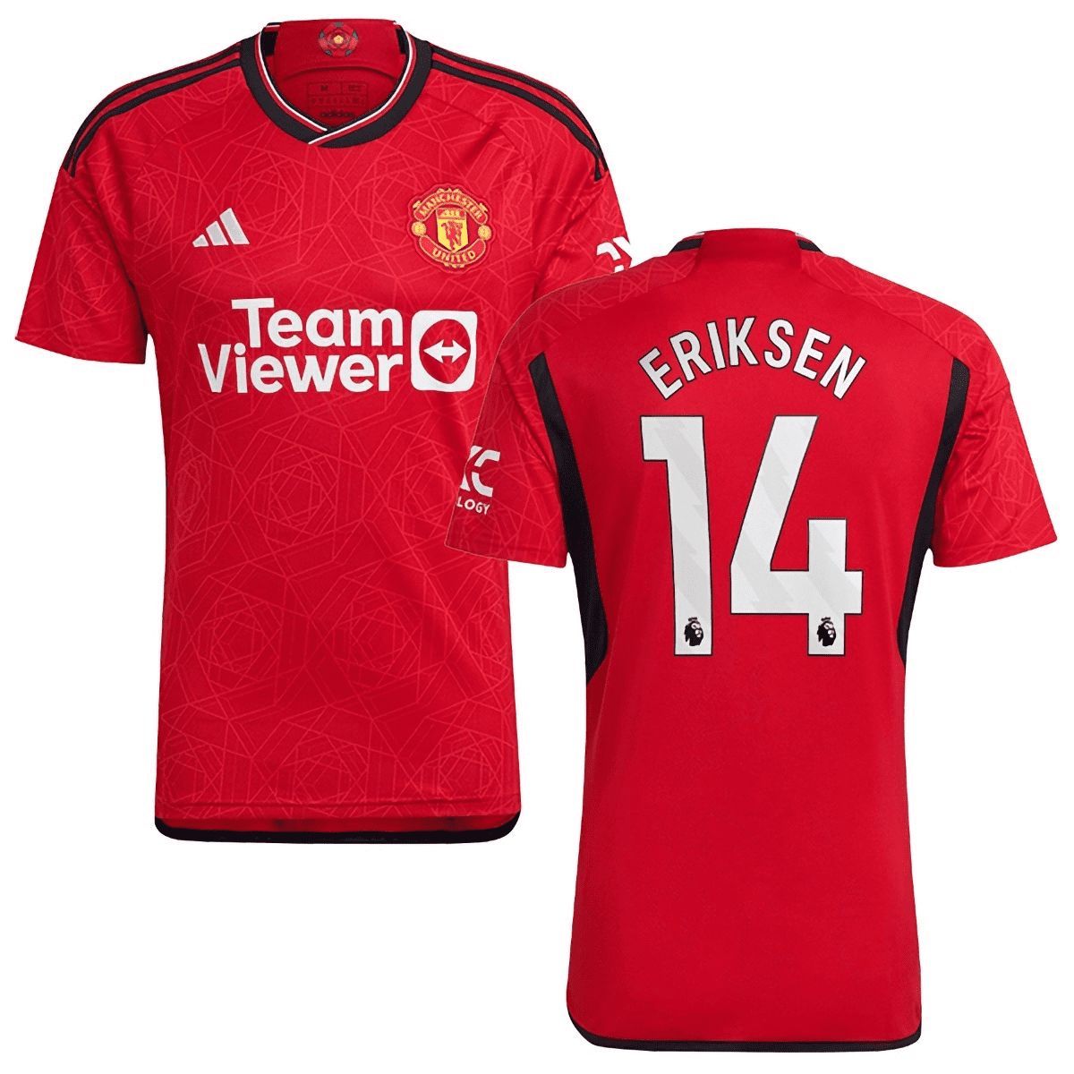 23-24 Manchester United Home Jersey Eriksen 14 EPL