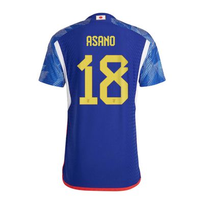 Japan Home  ASANO TAKUMA #18 World Cup Jersey 2022