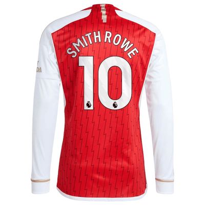 Arsenal Home Emile Smith Rowe #10 Long Sleeve Jersey 2023/2024