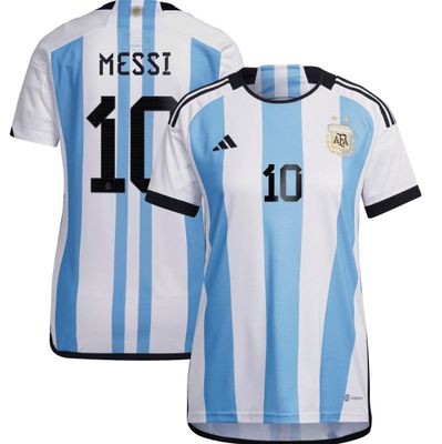 Argentina World Cup  MESSI 10 Women's  Home Jersey 2022