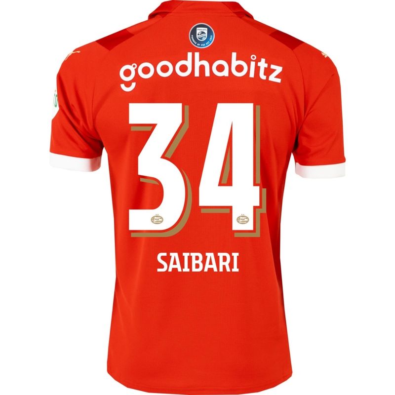 PSV Eindhoven Ismael Saibari #34  Home Jersey 2023/2024