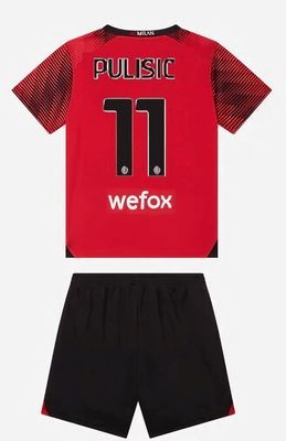 AC Milan  Home Christian Pulisic #11 Kids Kit