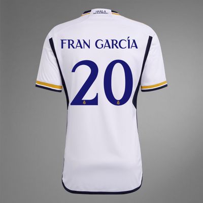 Real Madrid Home Fran García #20 Jersey Kit 2023/2024