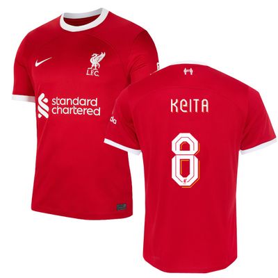 23-24 Liverpool Home Jersey KEITA 8 UCL