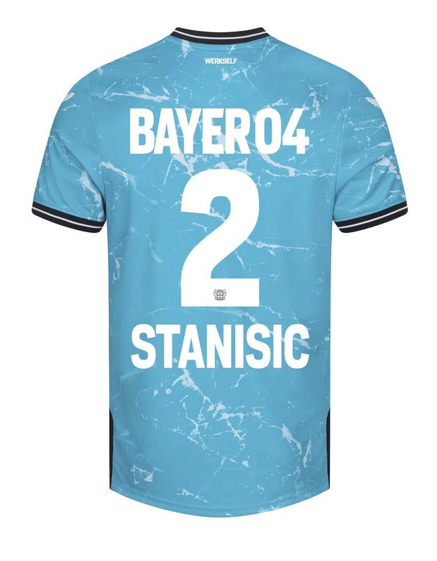 23-24 Bayer Leverkusen JOSIP STANISIC 2 Third Soccer Jersey