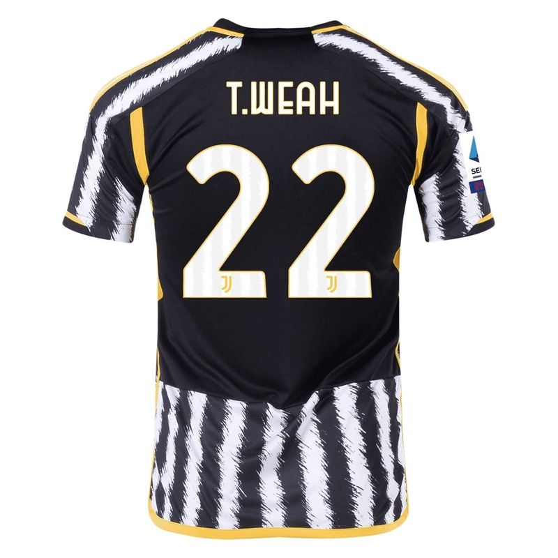 Juventus Home Timothy Weah #22 Jersey 2023-2024 (Player Version)