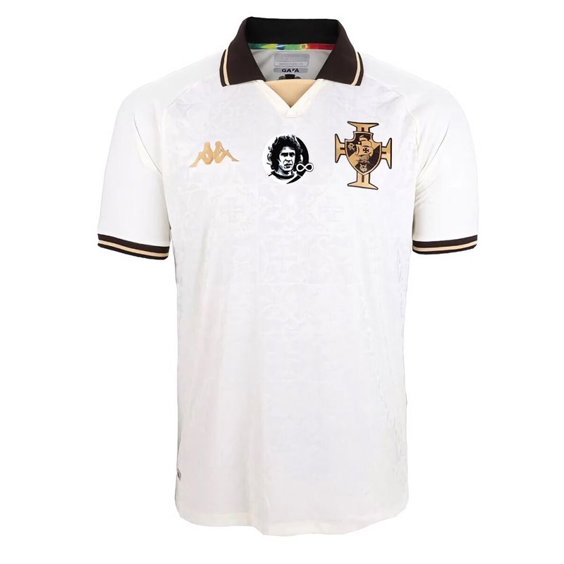 22-23 Vasco da Gama Third White Jersey Pay Tribute Dinamite Eterno