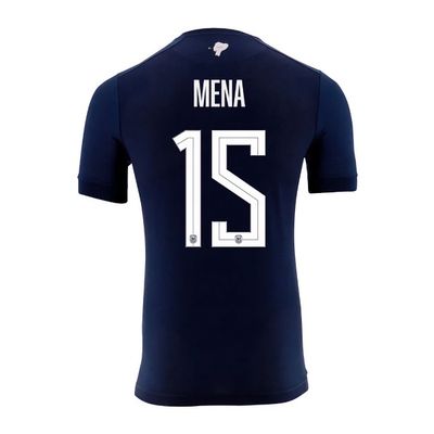 Ecuador Away  Ángel Mena #15 World Cup Jersey 2022