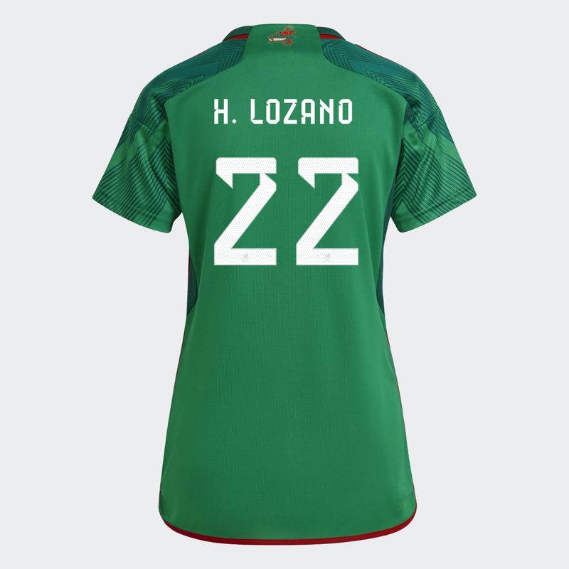 Mexico Home Hirving Lozano 22 Women Jersey 2022/2023