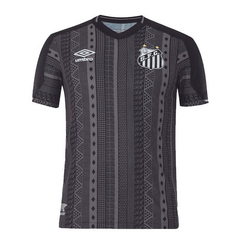 22-23 Santos FC Third Black Soccer Jersey