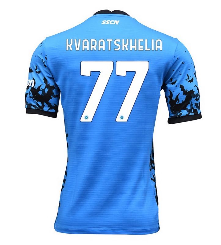 Napoli Khvicha Kvaratskhelia 77 Halloween Match Jersey 22/23